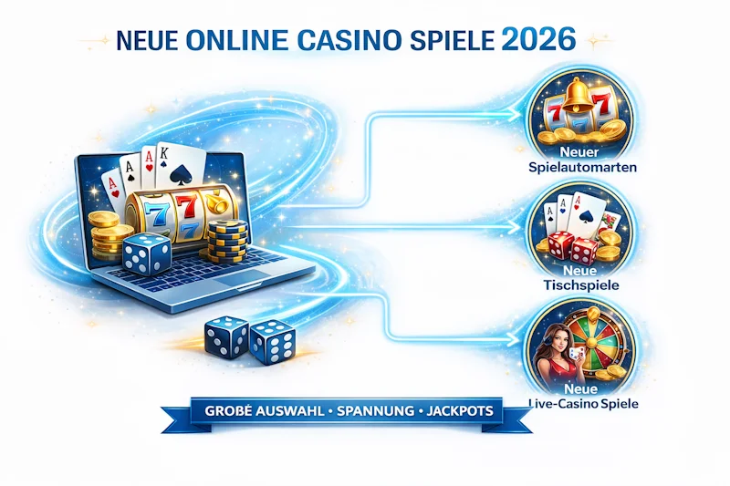 Neue Online-Casino-Spiele 2026 – was brandneue Plattformen im Spielangebot bieten