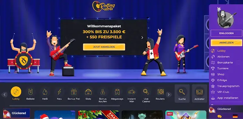 RollingSlots – Über 5000 Spiele ohne Wartezeit
